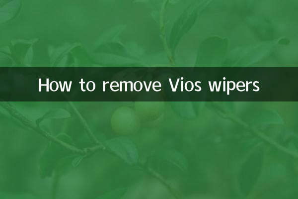Como remover os limpadores dos Vios