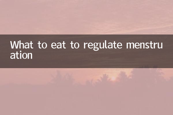 Qué comer para regular la menstruación