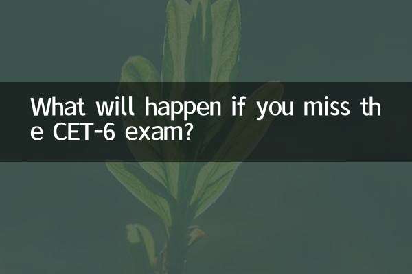 Que se passera-t-il si vous ratez l’examen CET-6 ?