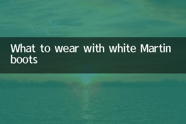 O que vestir com botas Martin brancas