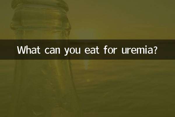 ¿Qué se puede comer para la uremia?