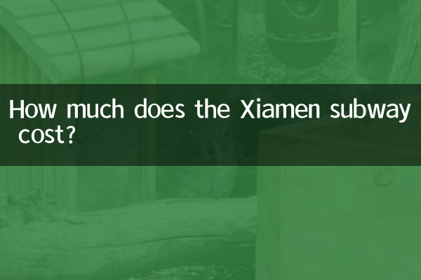 Combien coûte le métro de Xiamen ?