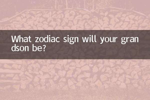 What zodiac sign will your grandson be?