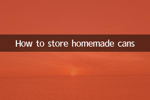 घर में बने डिब्बे कैसे स्टोर करें