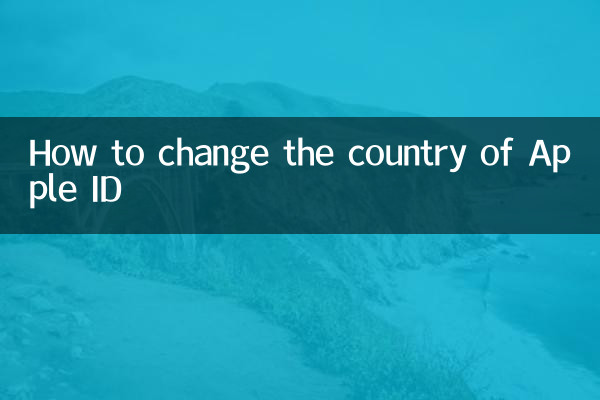 蘋果id怎麼改國家