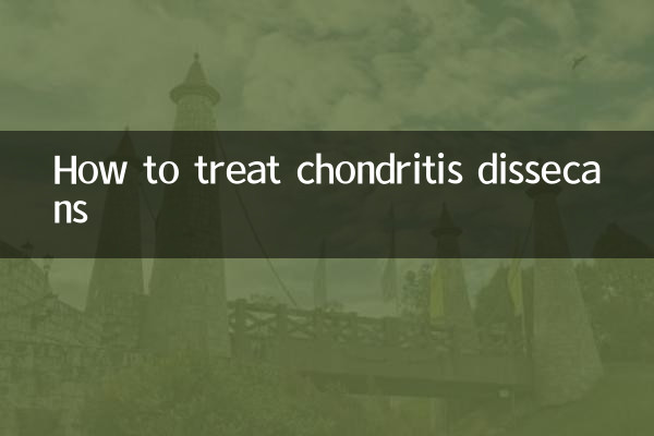 How to treat chondritis dissecans