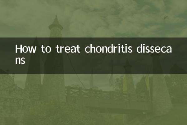 How to treat chondritis dissecans