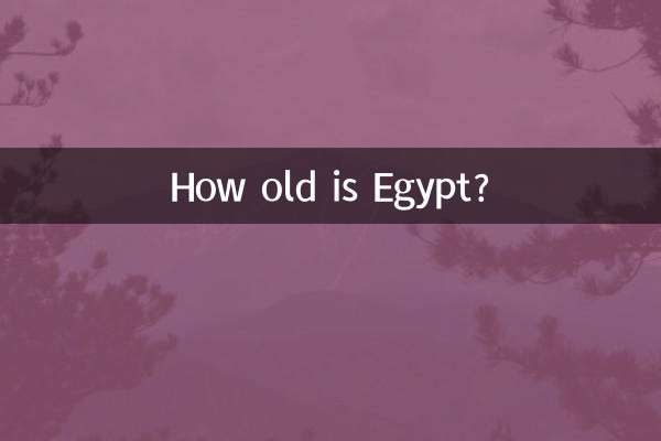 مصر چند سال دارد؟