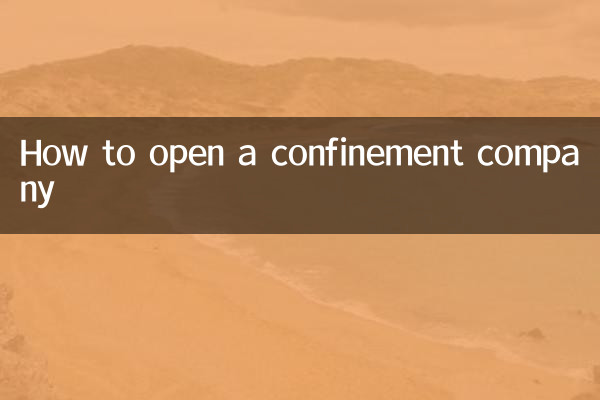 Cómo abrir una empresa de confinamiento