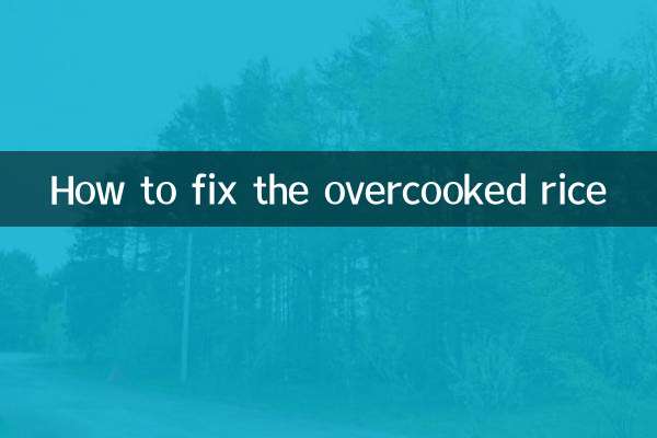 Come sistemare il riso stracotto