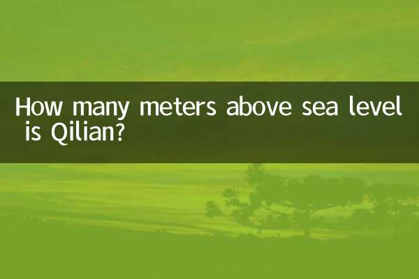 How many meters above sea level is Qilian?