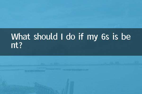 What should I do if my 6s is bent?