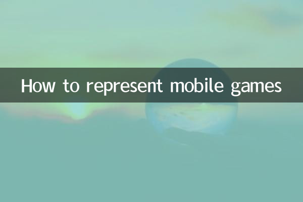 Come rappresentare i giochi per cellulare