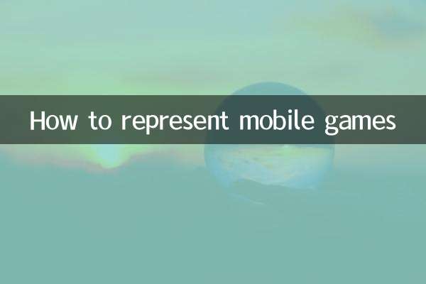 Come rappresentare i giochi per cellulare