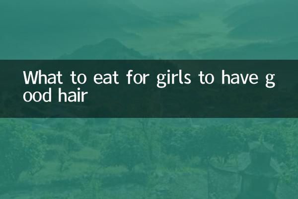 O que comer para as meninas terem cabelos bonitos