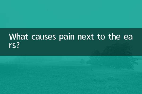 O que causa dor próximo às orelhas?