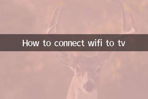 Comment connecter le wifi à la télévision