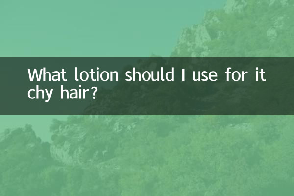 Que loção devo usar para coceira no cabelo?