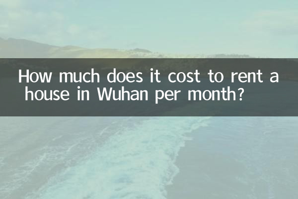 우한에서 집을 빌리는 데 드는 비용은 한 달에 얼마입니까?