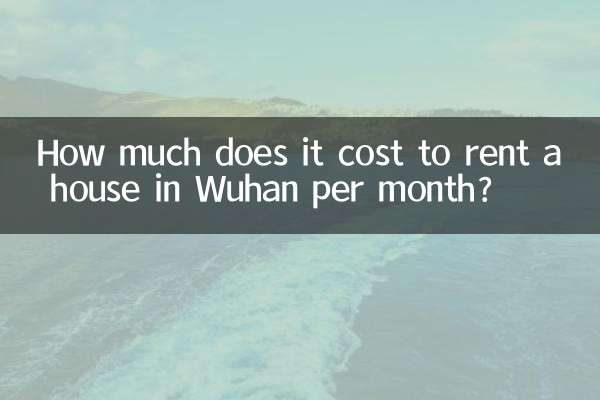 우한에서 집을 빌리는 데 드는 비용은 한 달에 얼마입니까?