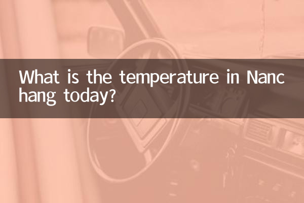 南昌今天多少度