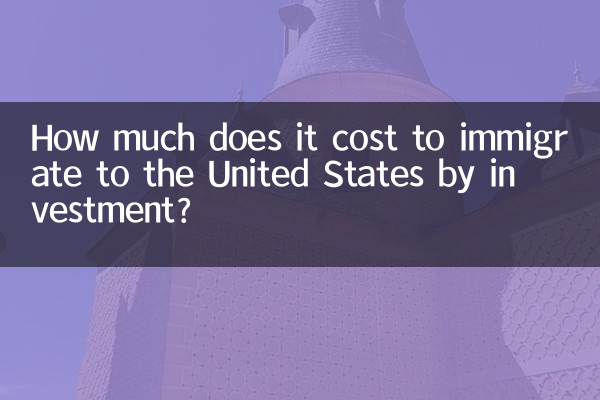 Quanto costa emigrare negli Stati Uniti tramite investimento?