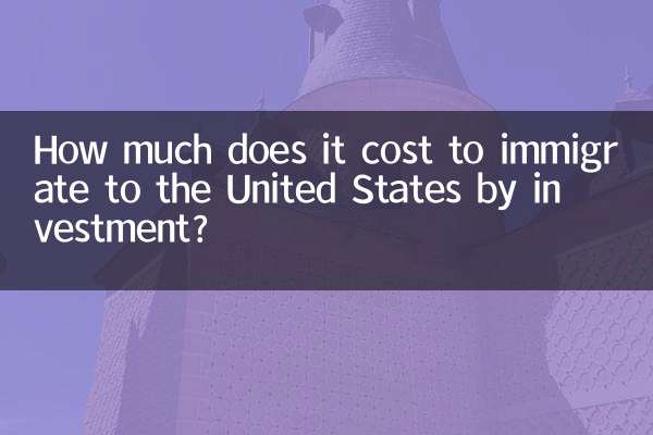 投资移民美国多少钱
