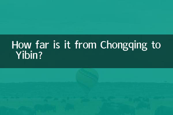 فاصله چونگ کینگ تا یبین چقدر است؟