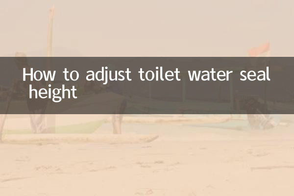 কিভাবে টয়লেট জল সীল উচ্চতা সমন্বয়