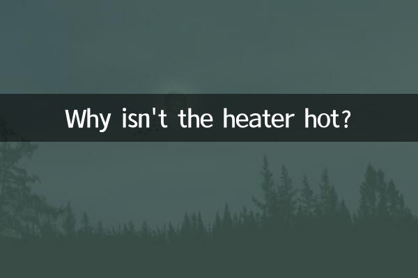 ¿Por qué no calienta el calentador?