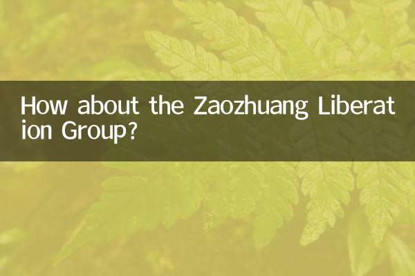 ¿Qué tal el Grupo de Liberación de Zaozhuang?