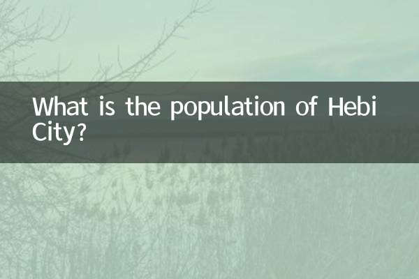 Qual é a população da cidade de Hebi?