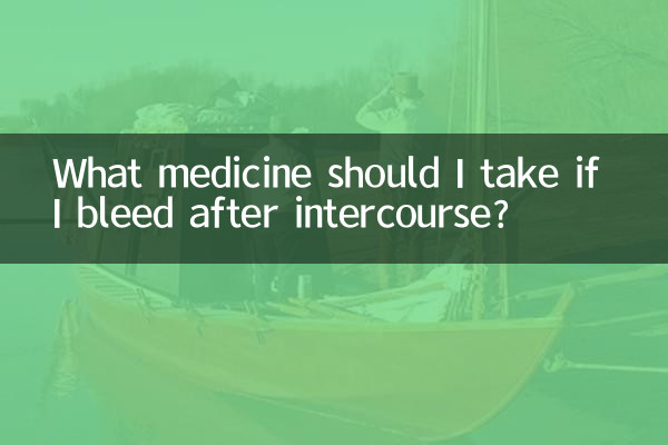 Welche Medikamente sollte ich einnehmen, wenn ich nach dem Geschlechtsverkehr blute?