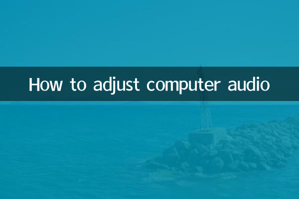 Como ajustar o áudio do computador