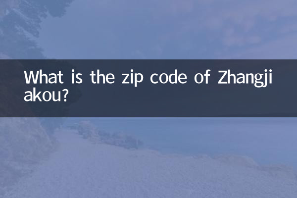 Wie lautet die Postleitzahl von Zhangjiakou?