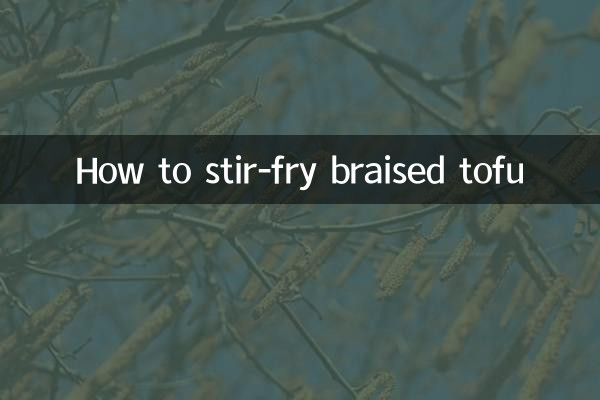 كيفية قلي التوفو المطهو ببطء