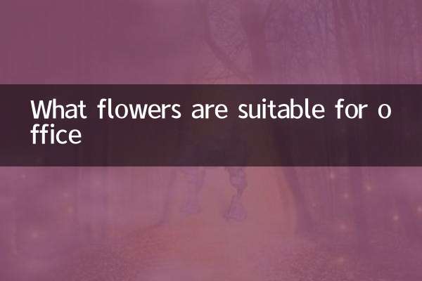 ¿Qué flores son adecuadas para el cargo?
