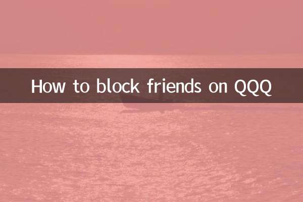 QQQ पर दोस्तों को कैसे ब्लॉक करें
