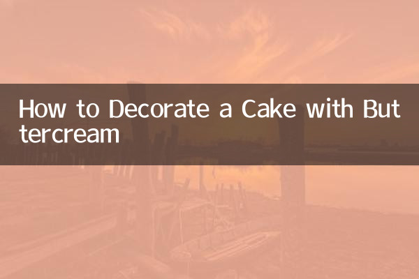 Como Decorar um Bolo com Buttercream