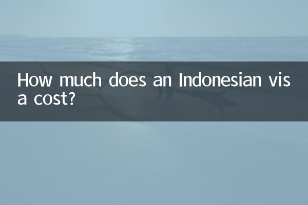 इंडोनेशियाई वीज़ा की लागत कितनी है?
