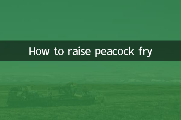 Cómo criar alevines de pavo real