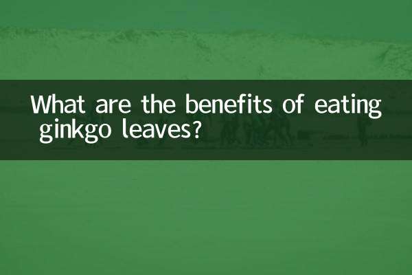 जिंकगो की पत्तियां खाने के क्या फायदे हैं?