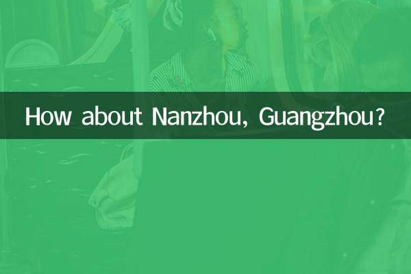 Que tal Nanzhou, Guangzhou?
