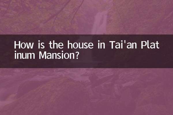 Como é a casa na Mansão Tai'an Platinum?