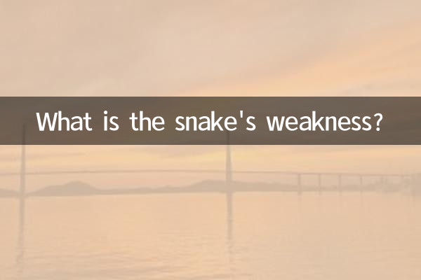 সাপের দুর্বলতা কী?