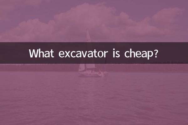 What excavator is cheap?