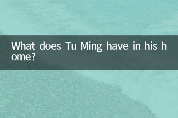 ماذا لدى تو مينغ في منزله؟