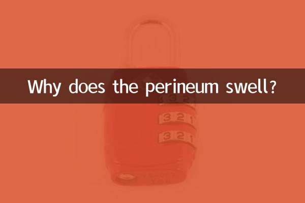 چرا پرینه متورم می شود؟