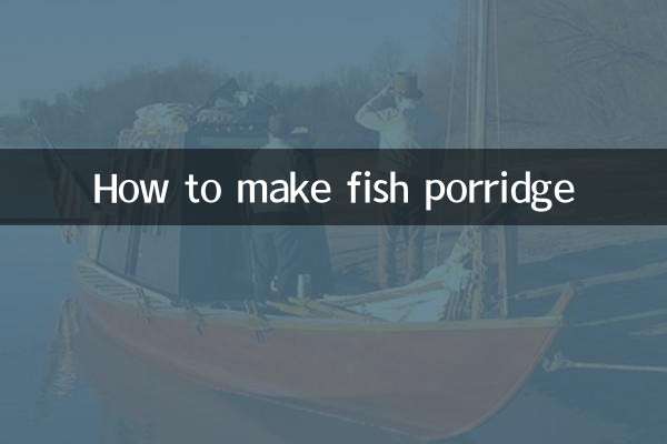 Cómo hacer gachas de pescado