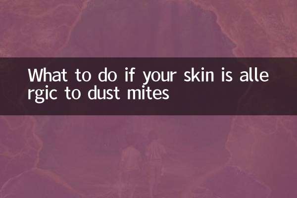 What to do if your skin is allergic to dust mites